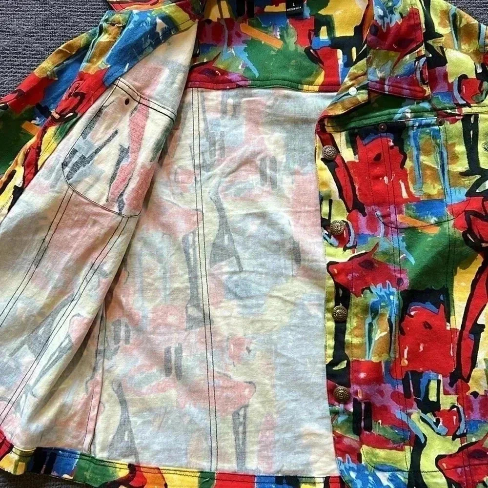 Kaktus Abstract Multicolor Jacket V3 - Picture 4 of 6